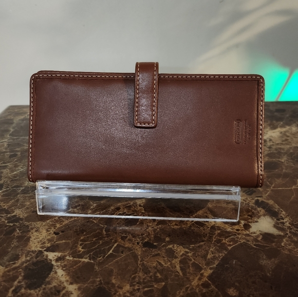 Coach Handbags - Coach Brown Leather Wallet NWT